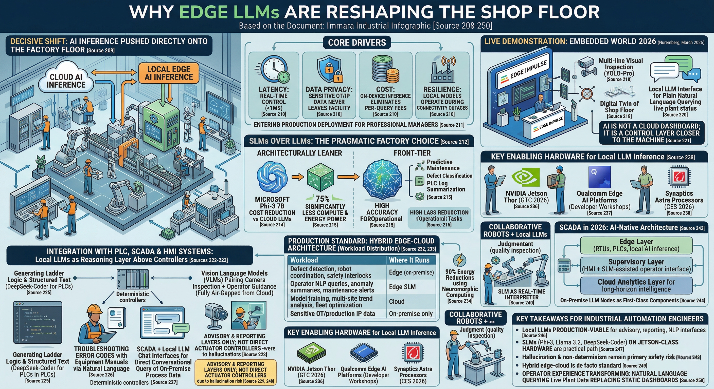 Industrial Edge LLM Execution