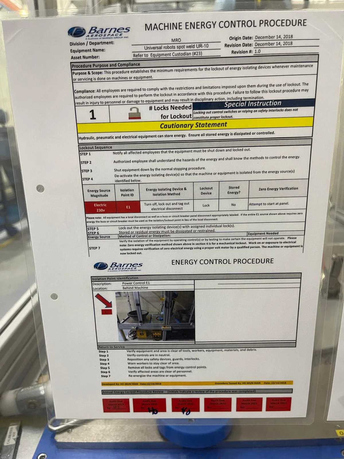 Barnes Cobots Spot Weld Image 2